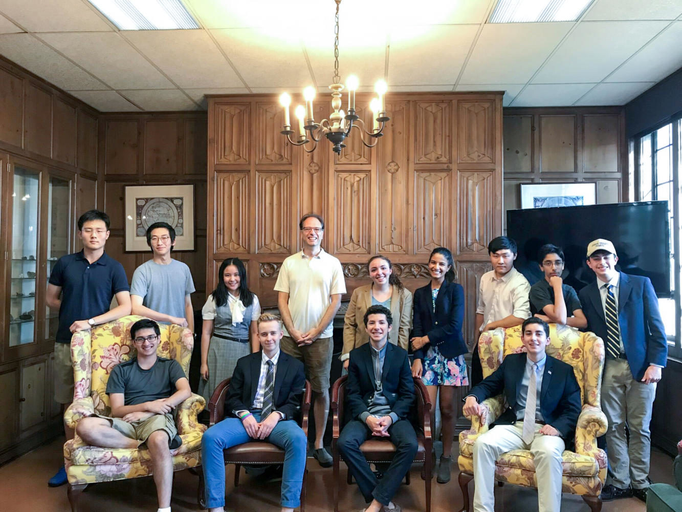 Dr. Joshua Schmidt and the Hill Forensics team. Photo by Alex Zhu '19