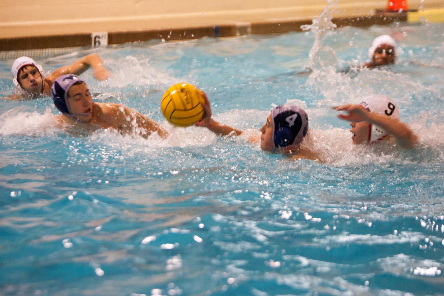 The boys’ water polo team won 3 out of 4 games in the Waterpolooza tournament. Photo by Gene Krumenacker '18