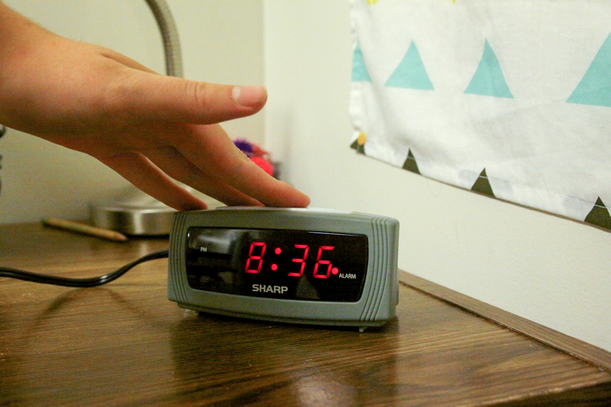Third Formers are given alarm clocks as many normally use their phones instead. Photo by Amelia Sniffin '18.