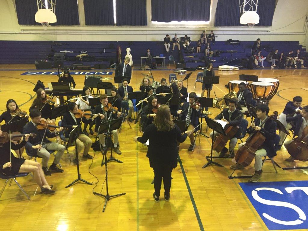 Hill students go on orchestra and Jazz Ensemble trip