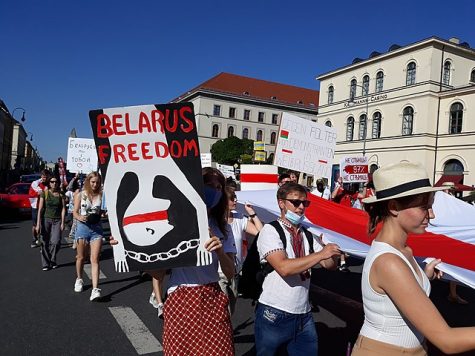This Aug. 21 protest in Belarus proved to be just one of many. SOURCE: Henning Schlottmann / Wikimedia Commons