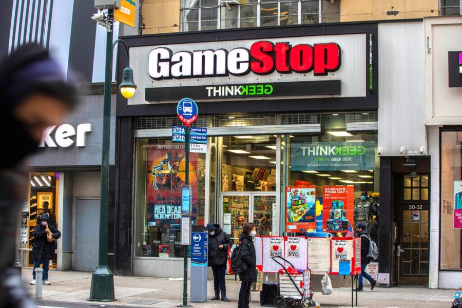 A GameStop near Union Square in Manhattan. Investors fueled by a forum on Reddit have pushed GameStop shares into the stratosphere and crippled short sellers.
Photo by Hiroko Masuike for The New York Times