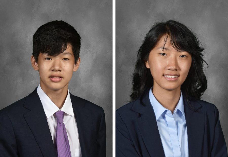 Phillip Kim 25, left, and Maggie Qi 25 right have been elected to serve as third form SGA representatives. 