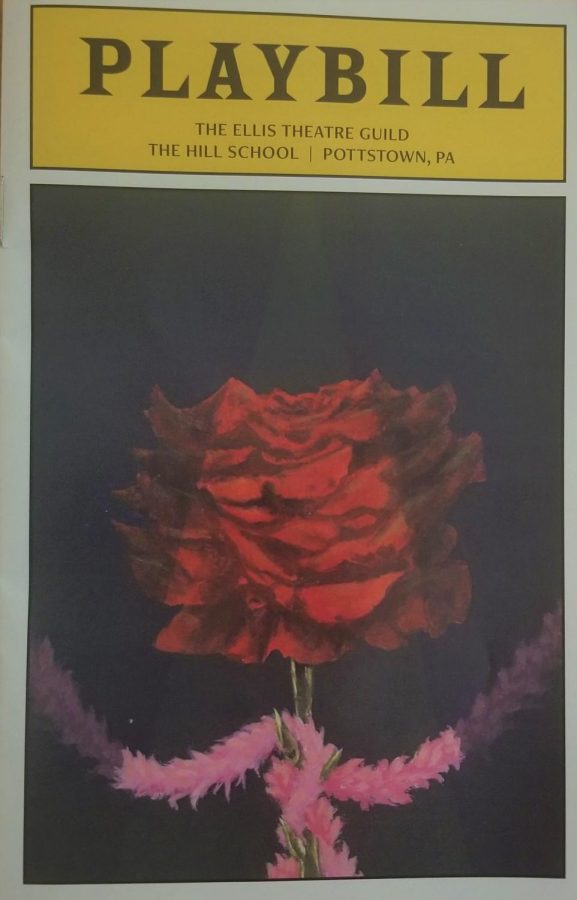 The playbill for Gypsy features student artwork by Arwen Lutwyche 22. Photo by Olivia Mofus 22