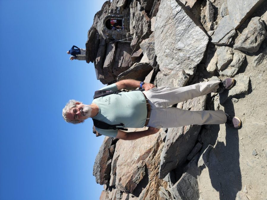 Christopher DeLucia summits Mount Mulhacén.